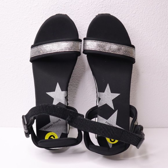 Dirty Laundry wedge sandals size 9 black strappy - Picture 1 of 10